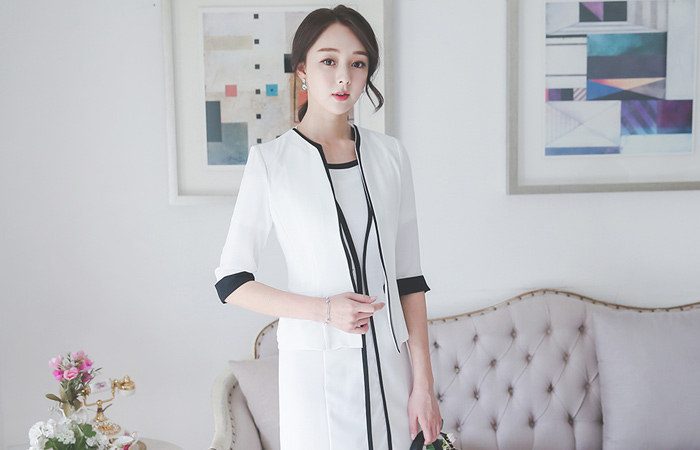 minimal color line Summer Jacket