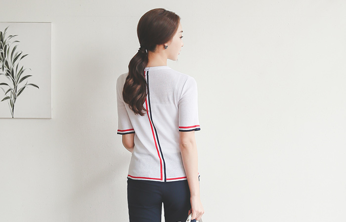 Toms line Round Linen Knit