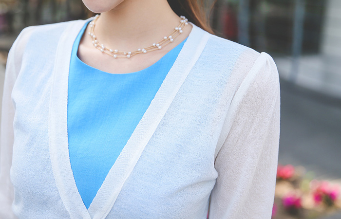 Ruched Shoulder Short cardigan Bolero