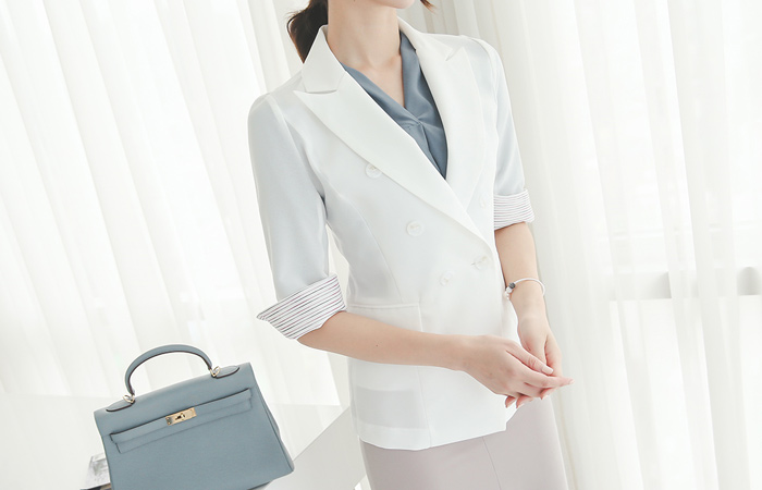 Color line sleeve color scheme Double jacket (sleeve 7)