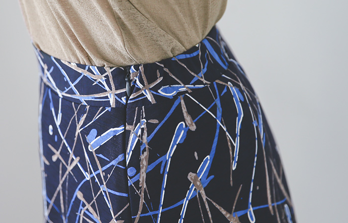 Touch painting Aline Skirt