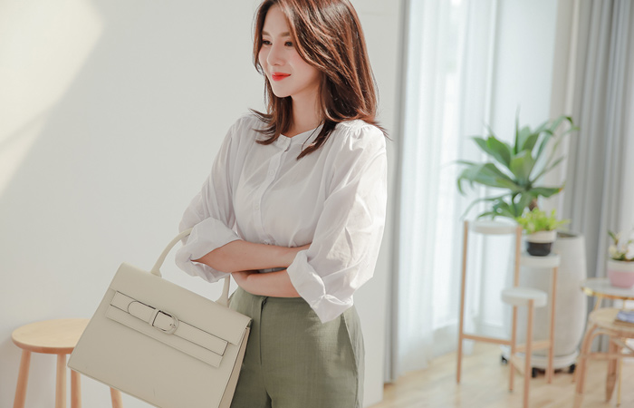 China neck Yorkshire ring Shirt Blouse