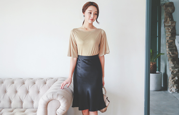 Shinee Midi Long Skirt