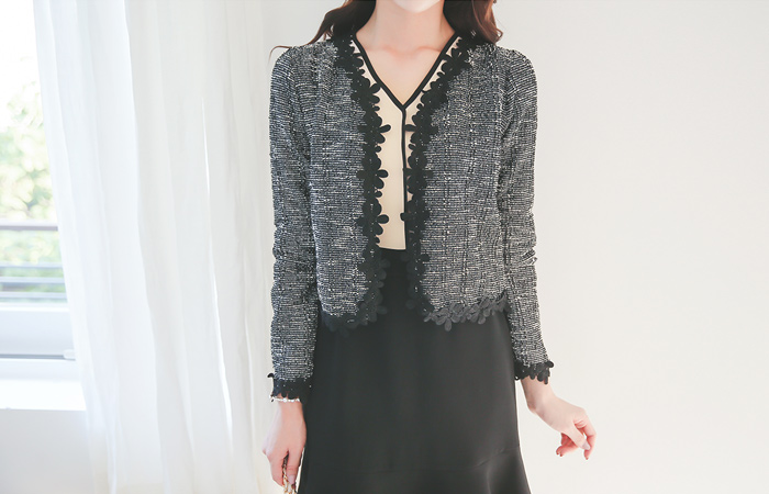 Coco Lady Flower Short Jacket