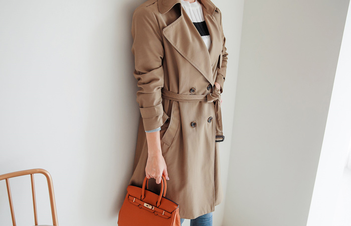 Hepburn Daily double Trench Coat