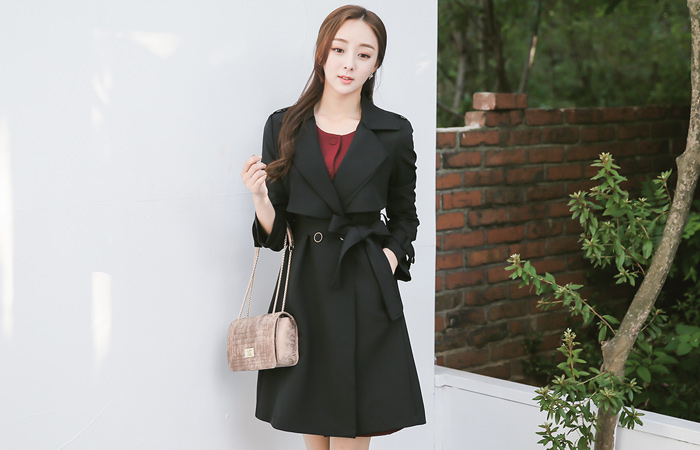 Soft Double wing Trench Coat