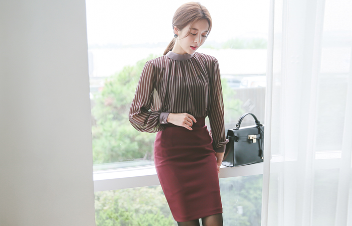 Basic simple pinto pencil Skirt