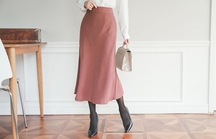 Maple Bag Banding Flare Rong skirt
