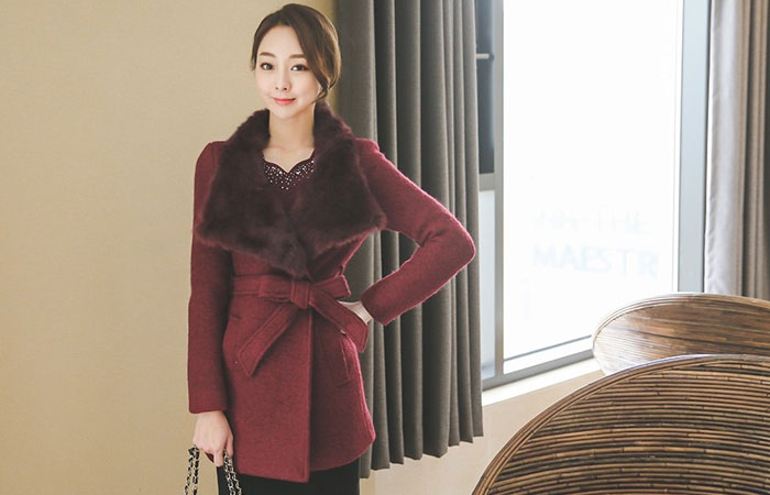 Romantic Real Rabbit Fur Coat portion keulul