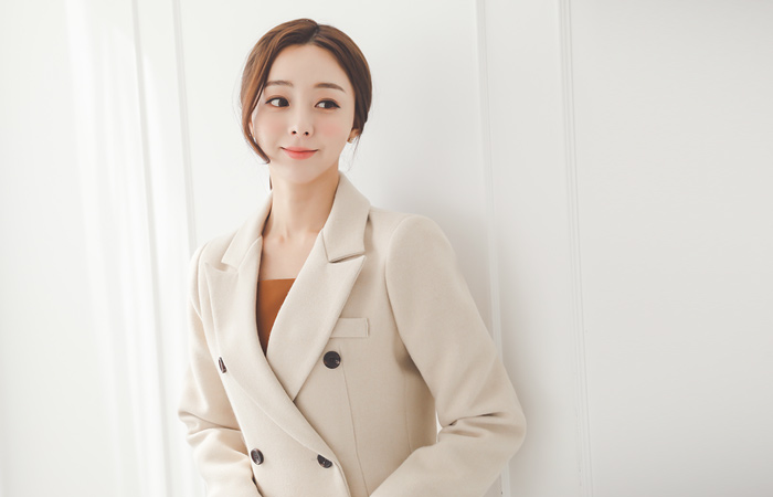 Prosom double back slit Wool Long coat