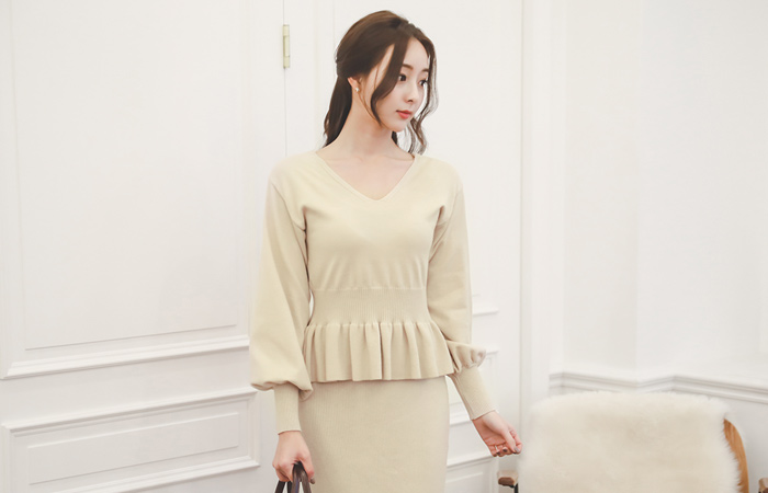 Smoking Freel Knit SET Dress