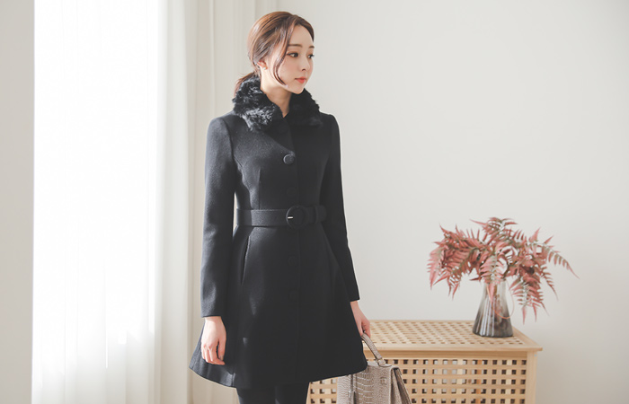 Revit Pera O-Ring Belted Coat