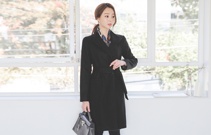 Wing Karadirring Belted Coat