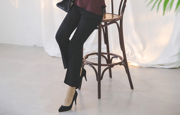 Modern Basic Finish Brushed Slacks