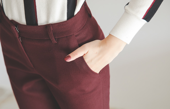 Dalian Brushed In Slits Slacks