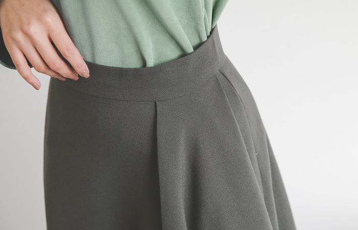Winter Side Finch Flare Skirt