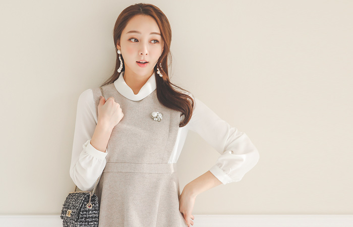 Rachel Bocashi Rolle Flare Dress