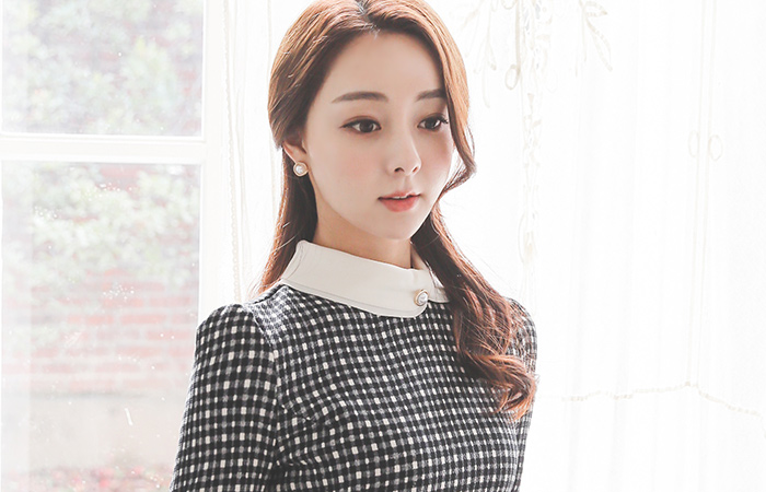 Classic Gingham check color combination Dress