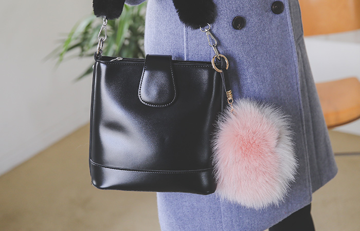 Real Fox Mini Keyring Wallet