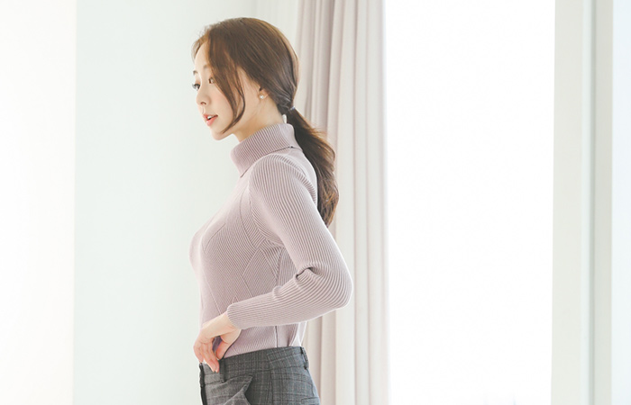 Wool Corrugated Knit