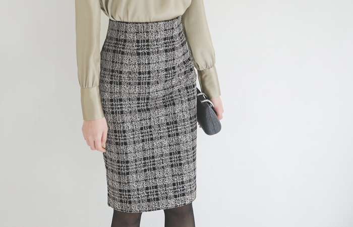 Shine Smokey Windows high waist Skirt