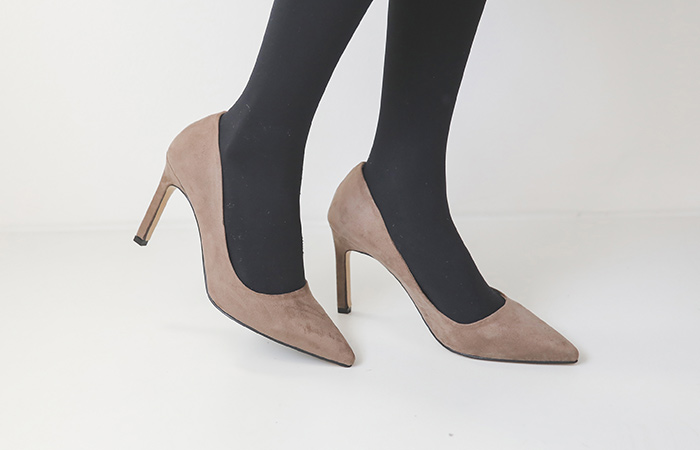[Models wore 35st]Soft Suede Stiletto Heel