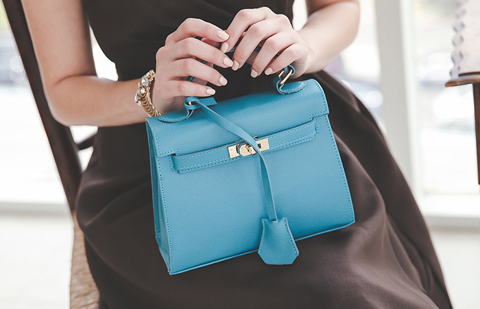 [Models wear36st]Vivid Mini Kelly Tote bag