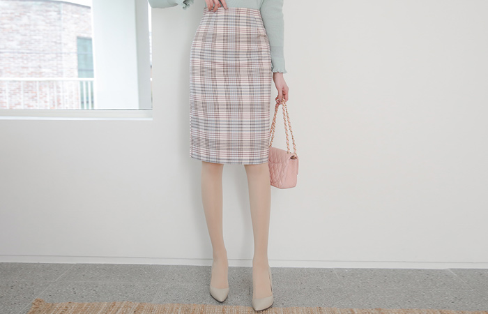 Spring 글렌 Plaid Check Skirt