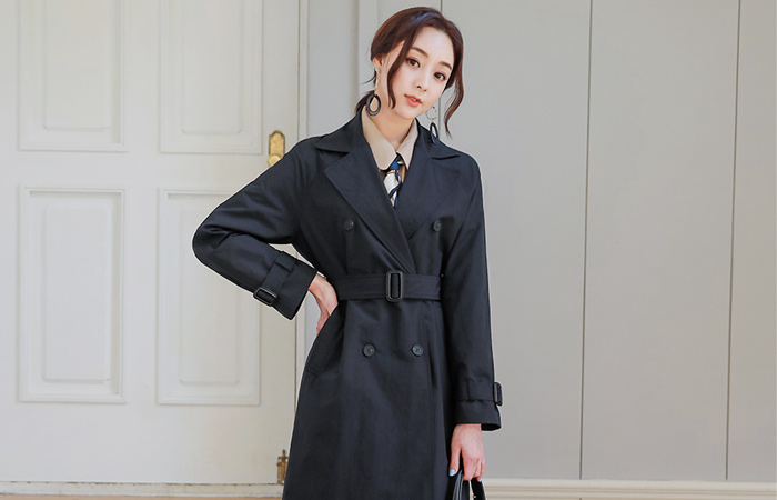 Basic Reglan Coating Trench Coat