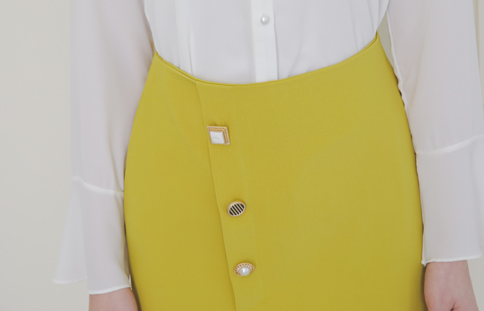 Triple Various Diagonal Unbalance Skirt