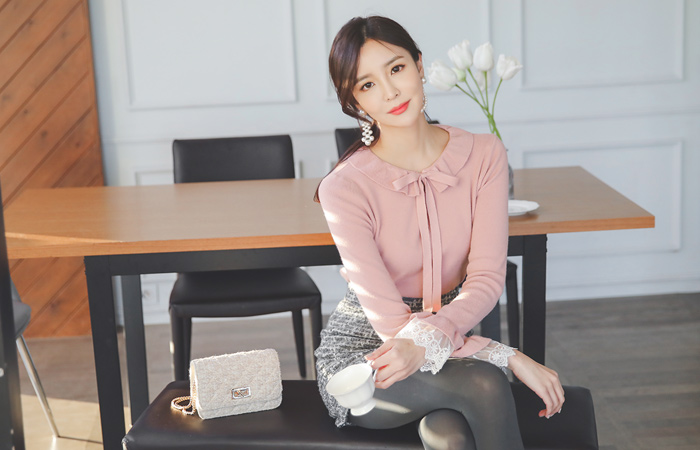 Lovely Retail Race Freel Knit