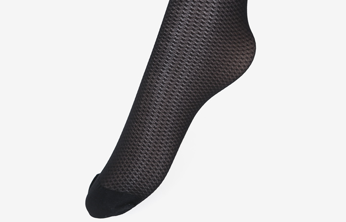 Herringbone Patterns black stockings