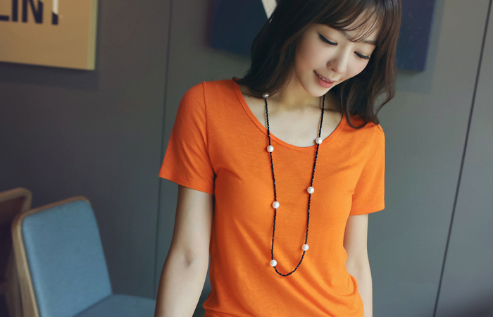 Black onyx pearl Necklace