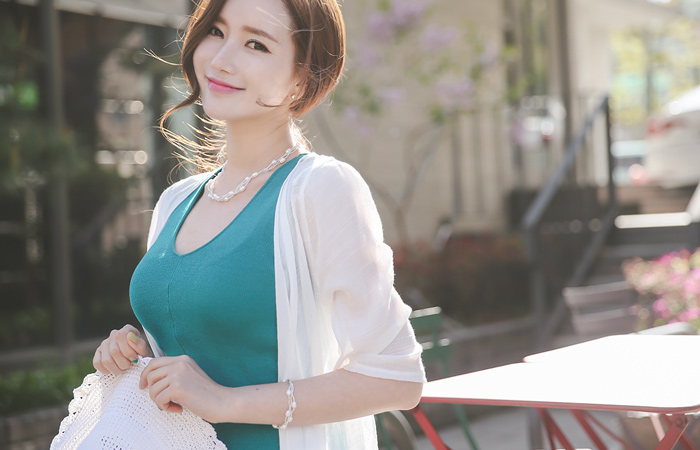 Dressy see-through bag Race shawl cardigan