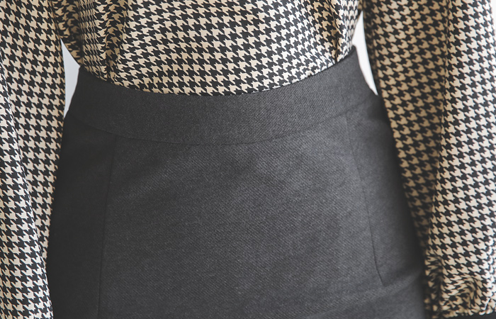 Basic Obi high waist Midi skirt