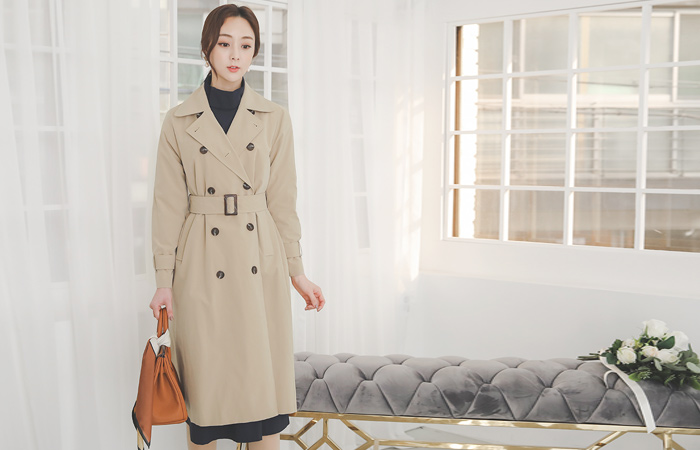 Wales Classic Double Trench Coat