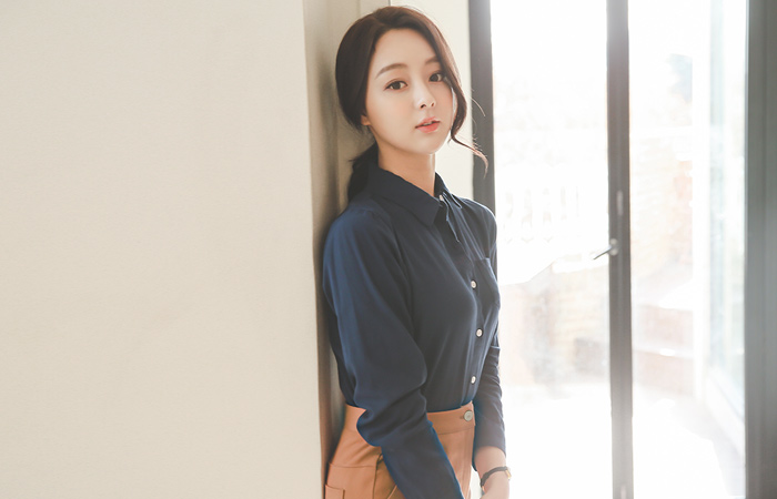 Basic gabardine pocket Shirt