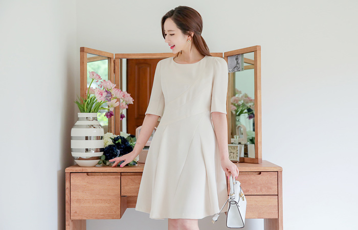 stitch gord Flare Dress