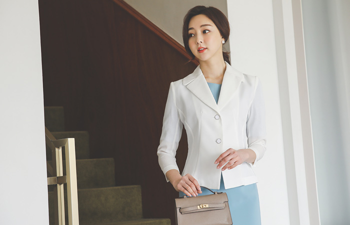 Formal Single Button Cutting Jacket