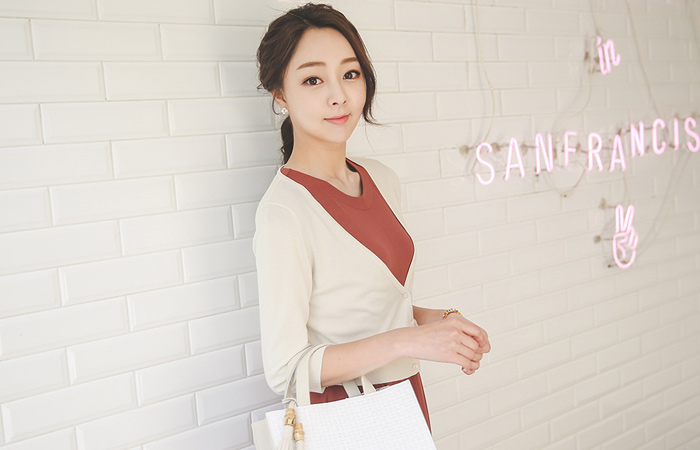 Cool knit Color Mini Cardigan