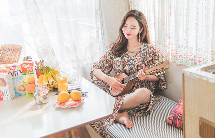 Ethnic Tunic Dress (BeltSET)