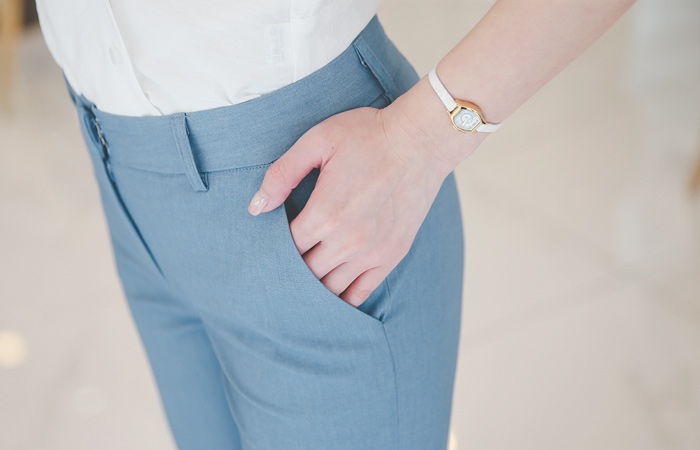 Serenity Slit Slim Slacks