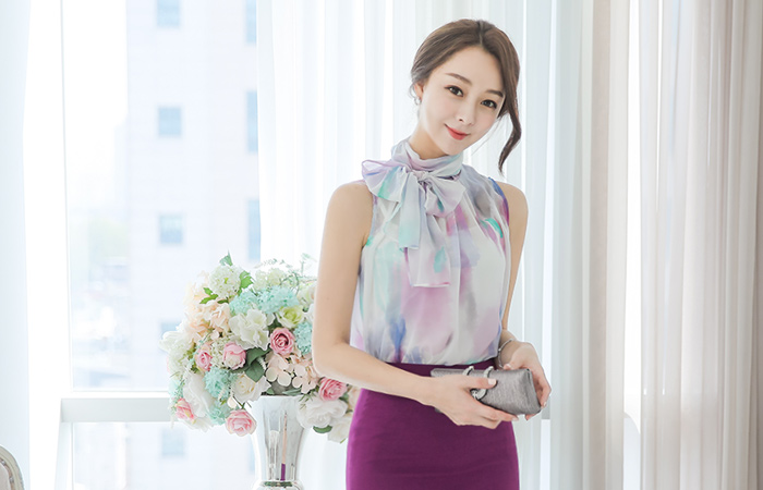 See-through look Blouse