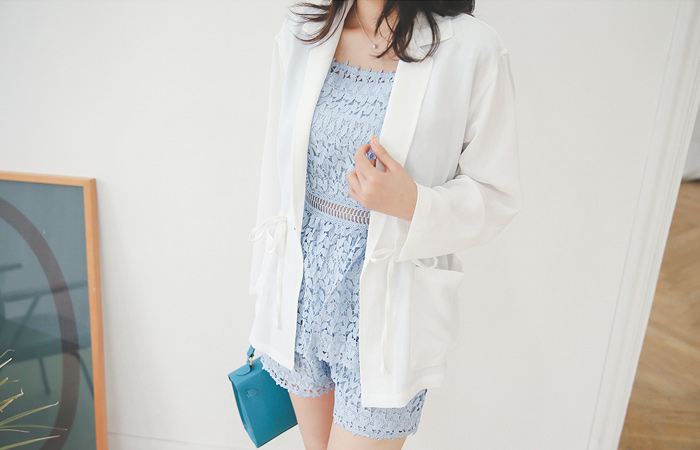 Ice string Natural jacket