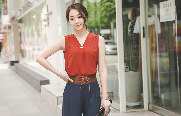 Gold Triangle Long Blouse