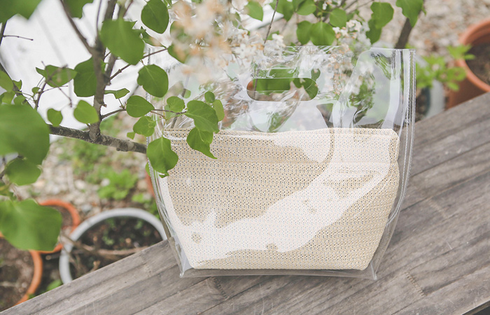 [Models wear37st]Trendy Beach Tote bag(Pouchset)