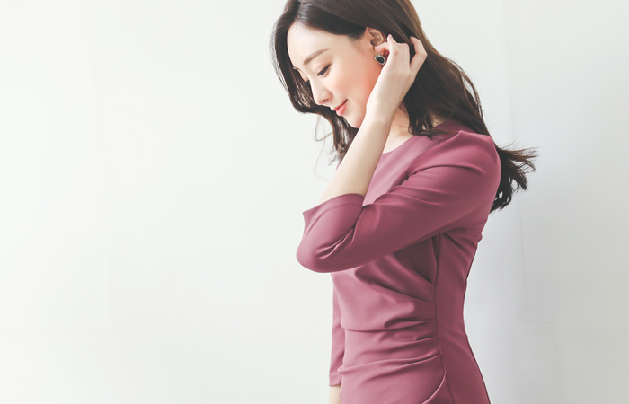 Drape Shirring Dress(fall)