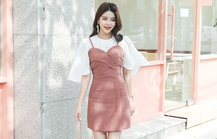 Tulip Bustier Mini Dress