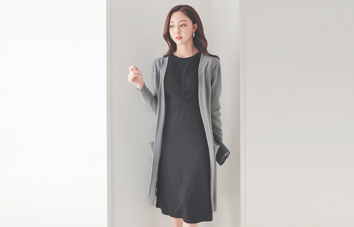 Daily Soft Banding Open Cardigan