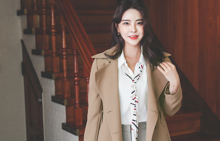 Classic Long Trench Coat